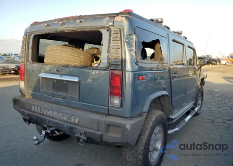 2005 Hummer H2 из США, поврежденный, VIN 5GRGN23U45H105643